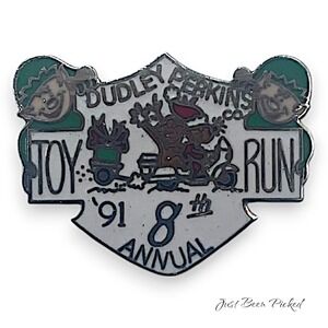 1991 Harley Dudley Perkins Toy‎ Run Pin
